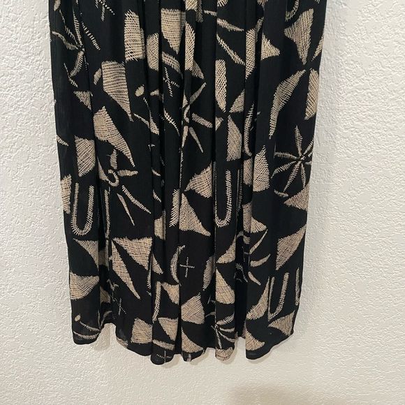 Orvis Tan & Black A Line Skirt Size 10 - Picture 6 of 8